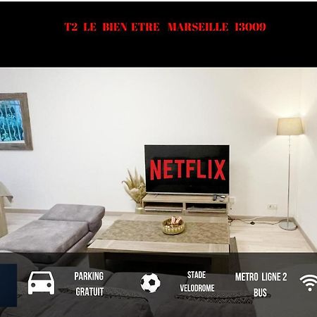 T2 Le Bien Etre Marseille 9Eme-Wifi-Netflix-Metro-Parking-Plage Экстерьер фото